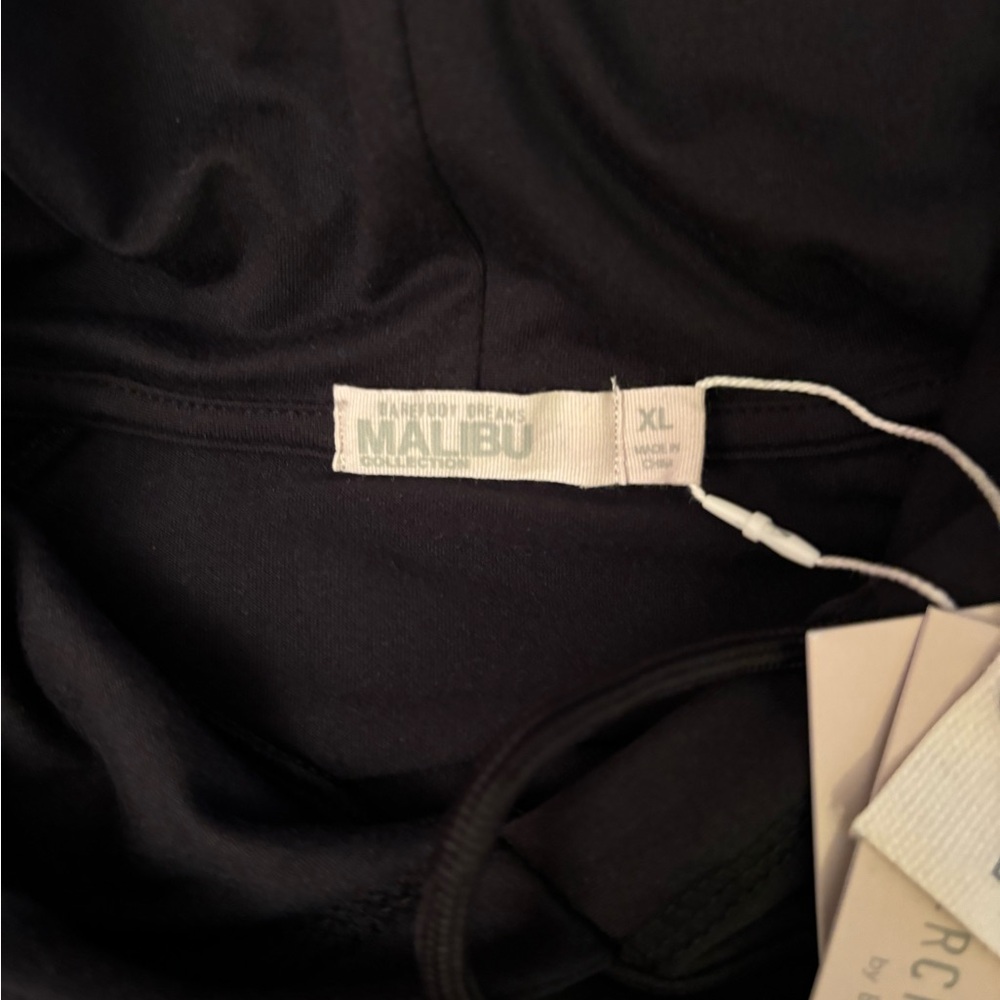 NWT Barefoot Dreams Malibu Collection Butterchic Hoodie, Black, XL, Lux Feel - Picture 7 of 9
